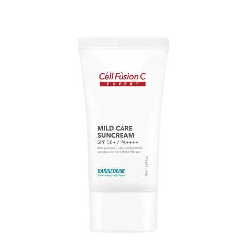 Cell Fusion C - Mild Care Suncream SPF50+/PA+++ - Gyengéd Arckrém UV-szűrőkkel - 50ml