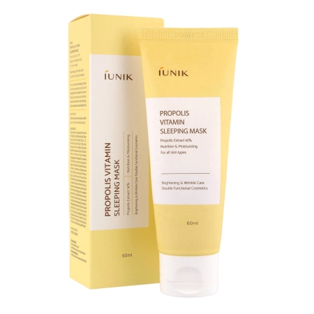 iUNIK - Propolis Vitamin Sleeping Mask - Hidratáló Éjszakai Maszk Propolisszal - 60ml