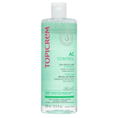 Topicrem - AC Control Purifying Micellar Water - Micellás Víz - 400ml
