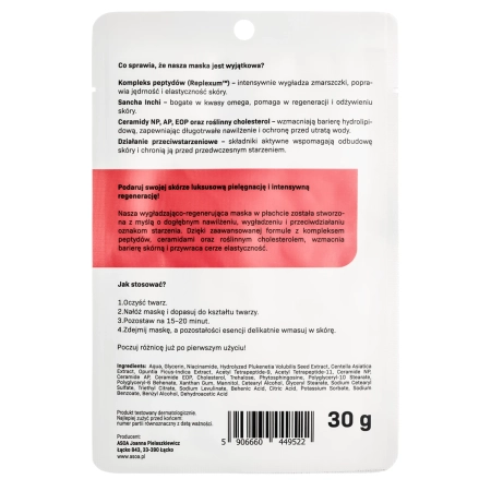Asoa - Maszk - Peptidek és Ceramidok - 30g