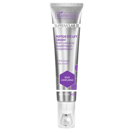 Bielenda Professional - Supremelab - Bio-Tech Age - Peptide Eye Lift Cream - Feltöltő és Világosító Szemkörnyékápoló Krém - 15ml
