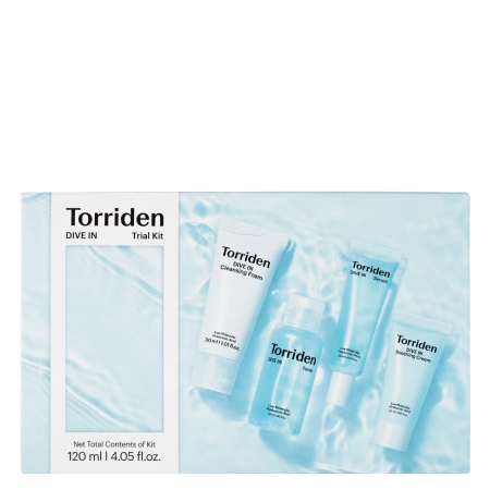 Torriden - Dive-In Trial Kit - Hidratáló Arcápoló Készlet - 50ml+30ml+20ml+20ml