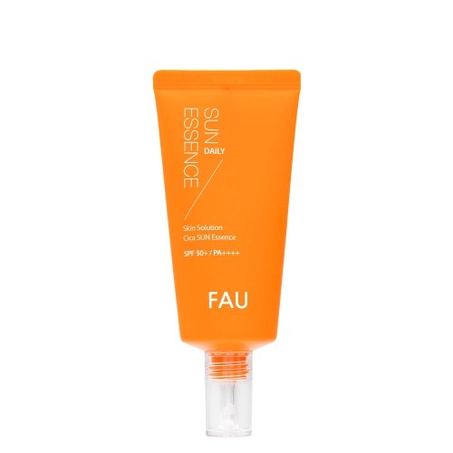 FAU - Skin Solution CICA Sun Essence SPF50+/PA++++ - Nyugtató Eszencia UV-szűrőkkel - 50g