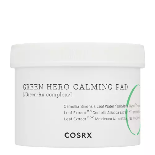 Cosrx - One Step Green Hero Calming Pad - Nyugtató Arckorongok - 70db