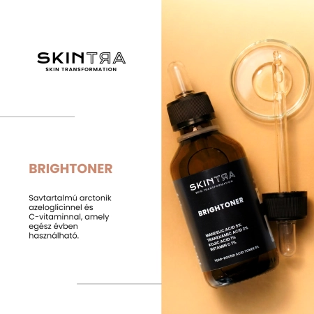 SkinTra - Brightoner - Egész Évben Használható 9%-os Savas Tonik - 100ml