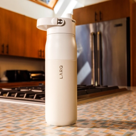 LARQ - Bottle PureVis 2 - Intelligens, Öntisztító Vízszűrő Palack, UV-C Fény - Mojave Dune - 1L