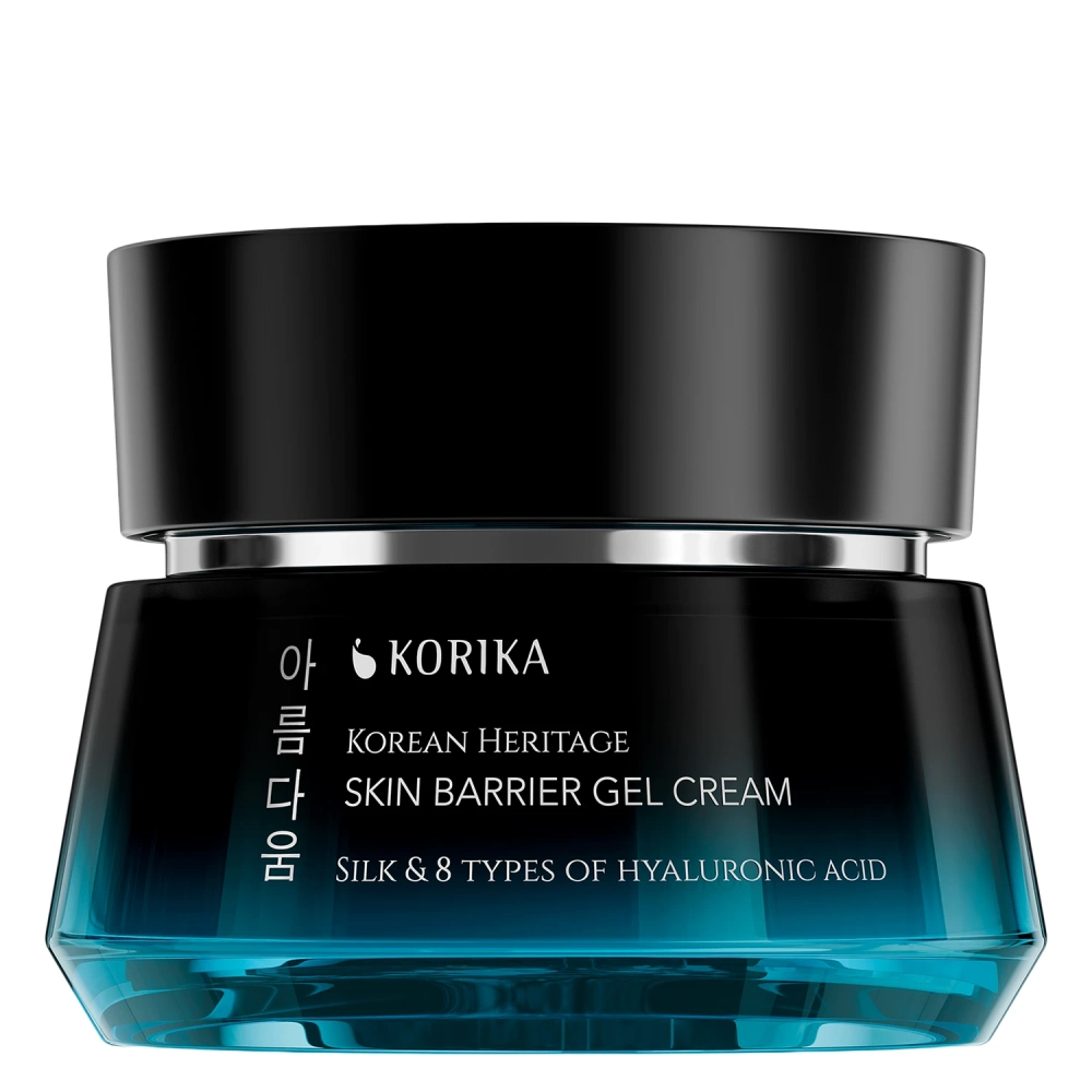 KORIKA - Korean Heritage Silk & 8 Types of Hyaluronic Acid Skin Barrier Gel Cream - Hidratáló Arcgél-Krém - 50ml
