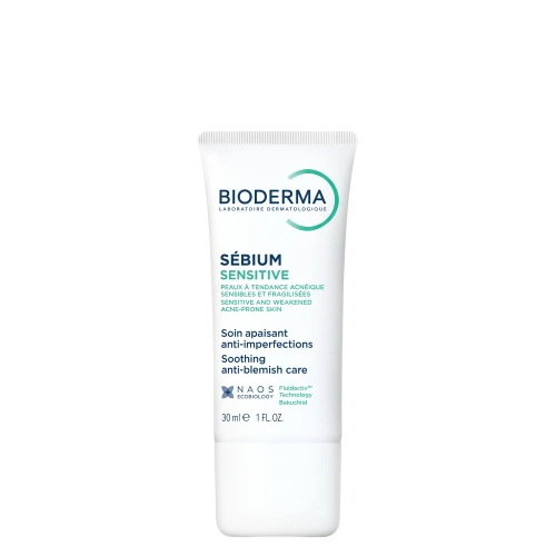 Bioderma - Sebium Sensitive - Nyugtató Krém Aknés Bőrre - 30ml