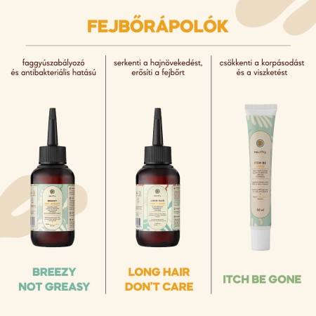 HairTry - Breezy Not Greasy - Faggyúszabályozó Fejbőrápoló Kapszulázott Szalicilsavval - 100ml