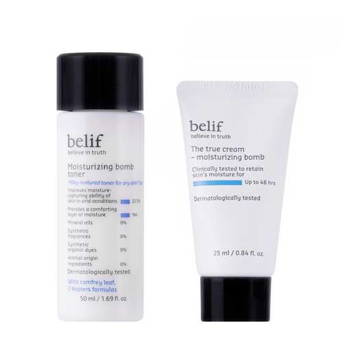 Belif - Moisturizing Special Kit - Hidratáló Mini Arcápoló Készlet - 25ml + 50ml