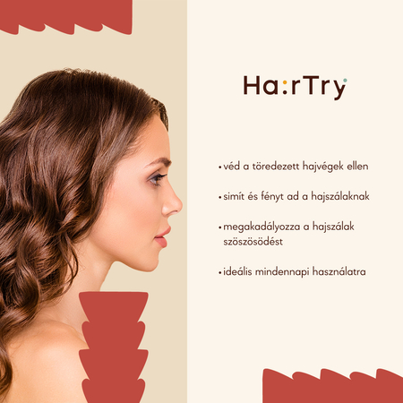 HairTry - Silky Shield - Védő és Simító Hajvégszérum - 50ml