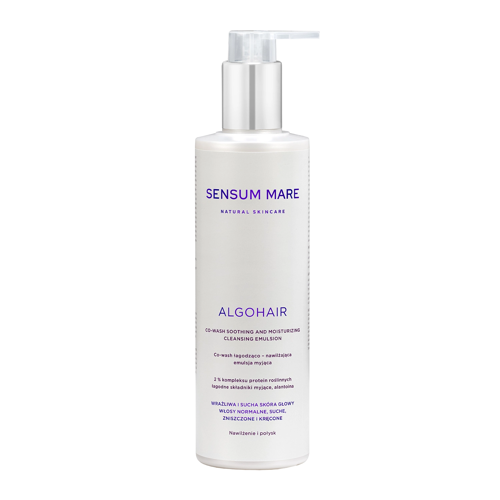Sensum Mare - Algohair - Co-Wash Soothing and Moisturizing Cleansing Emulsion - Bőrnyugtató és Hidratáló Hajtisztító Emulzió - 250ml