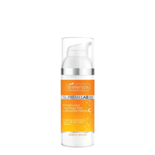 Bielenda Professional - Supremelab - Energy Boost - Energizing & Moisturizing Cream with Ultra-Stable Vitamin C - Energizáló és Hidratáló Krém Ultra-stabil C-vitaminnal - 50ml