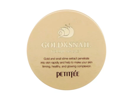 Petitfee - Gold & Snail Hydrogel Eye Patch - Hidrogél Szemkörnyék Tapasz - 60db