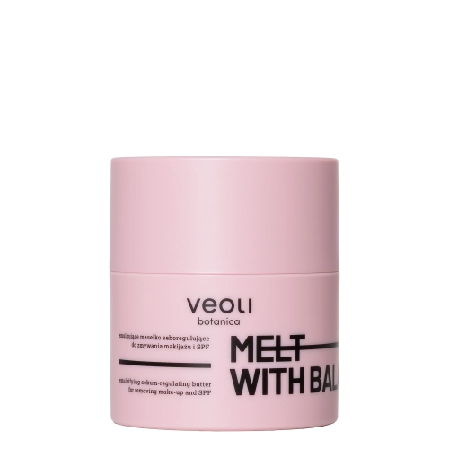 Veoli Botanica - Melt With Balance - Emulgeáló Sminkeltávolító Vaj Faggyúszabályozó Hatással - 40g