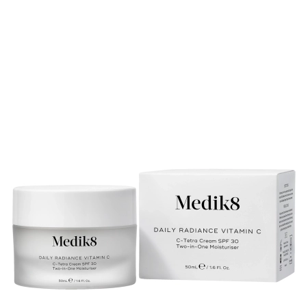 Medik8 - Daily Radiance Vitamin C - C-Tetra Cream SPF30 - Hidratáló és Fényvédő C-vitaminos Krém - 50ml