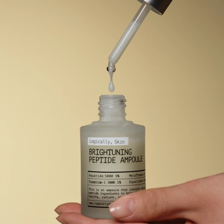 Logically, Skin - Brightening Peptide Ampoule - Világosító Arcampulla Peptidekkel - 30g