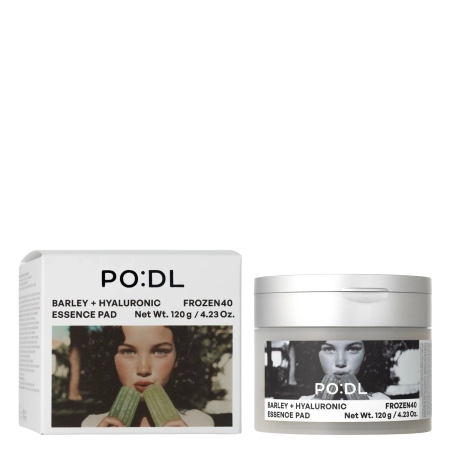 PO:DL - Barley Hyaluronic Frozen40 Essence Pads - Hidratáló Arckorongok - 70db