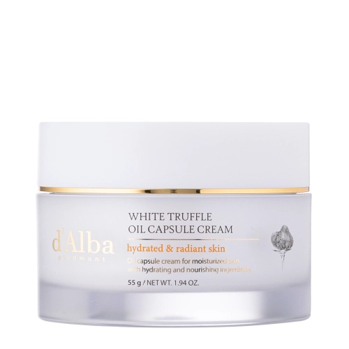 d'Alba - White Truffle Oil Capsule Cream - Tápláló Arckrém - 55g