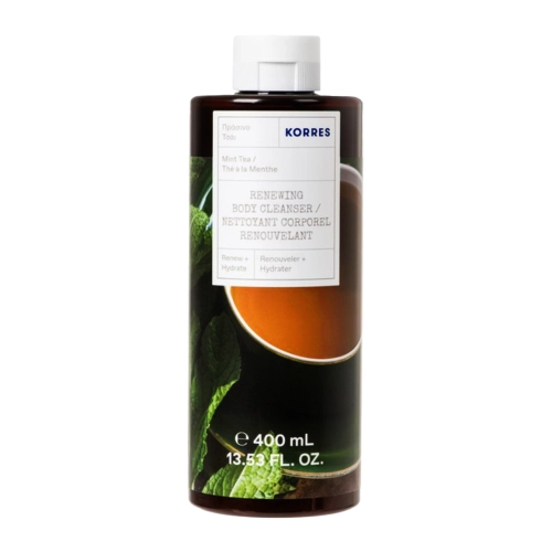 Korres - Mint Tea Renewing Body Cleanser - Tusfürdő Gél - 400ml