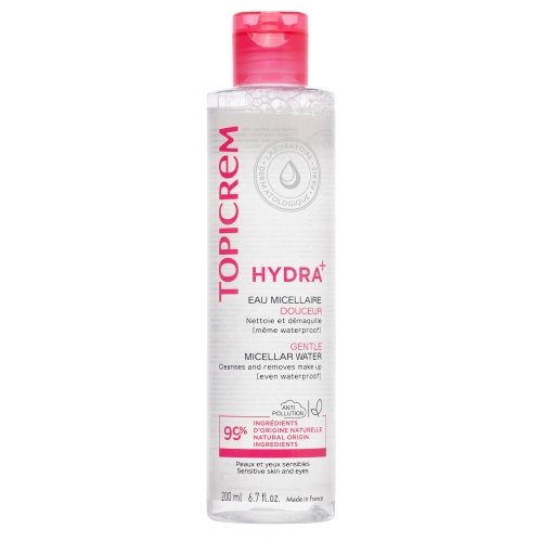 Topicrem - Hydra+ Gentle Micellar Water - Kíméletes Micellás Víz - 200ml