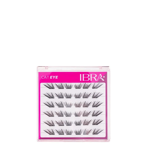 Ibra Makeup - Öntapadó Szempillacsomók - Cat Eye - 3mm