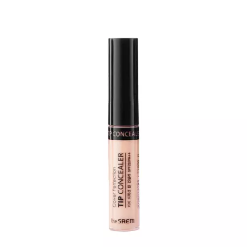 The Saem - Cover Perfection Tip Concealer - SPF 28/PA++ - Fedő Korrektor - Peach Beig - 6,5ml