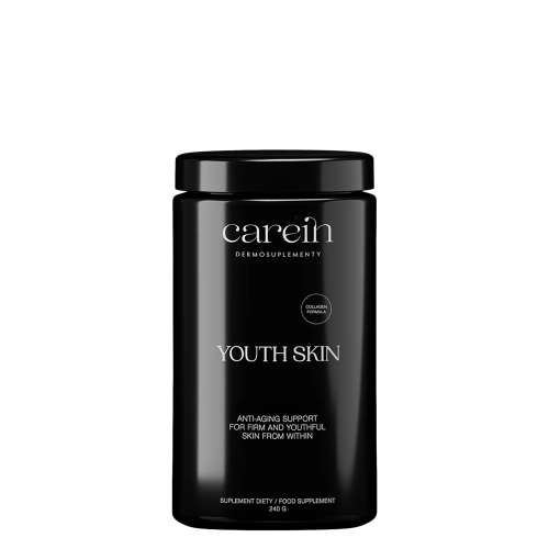 Carein - Youth Skin - Dermo Étrend-kiegészítő - Bőrfeszesség Támogatása és Fiatalos Megjelenés Megőrzése - 240g