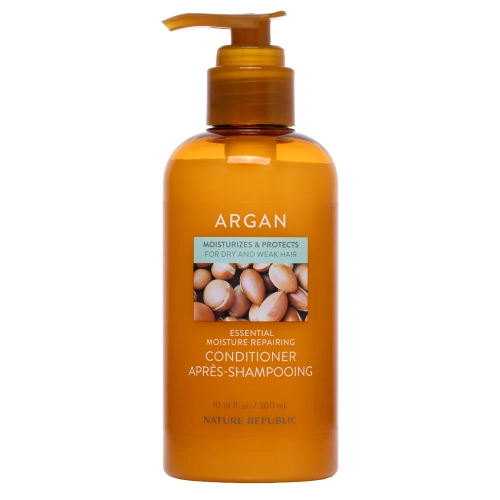 Nature Republic - Argan Essential Moisture Repairing Conditioner - Hidratáló és Regeneráló Kondicionáló - 300ml