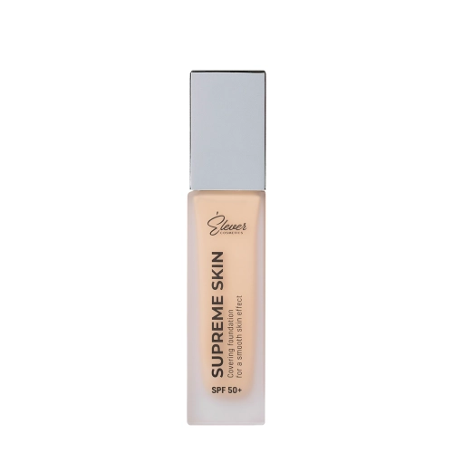Elever Cosmetics - Supreme Skin SPF50+ - Könnyű Alapozó Fényvédővel - Porcelain - 30ml