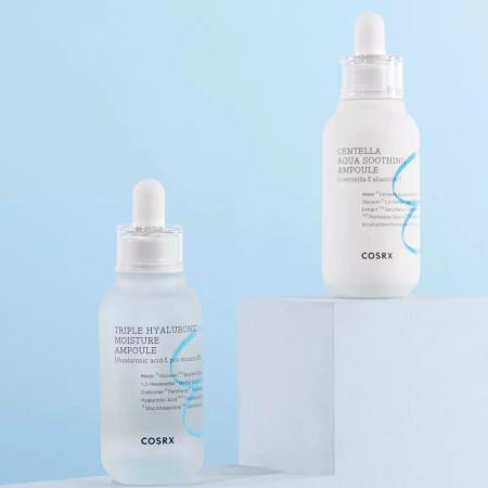 Cosrx - Hydrium Triple Hyaluronic Ampoule - Hidratáló Arcampulla Hialuronsavval - 40ml