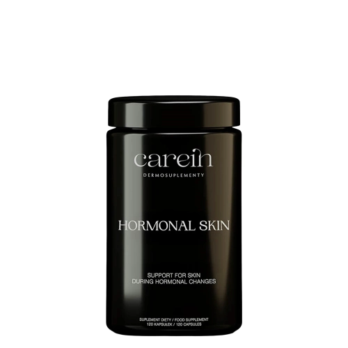 Carein - Hormonal Acne Skin - Étrend-kiegészítő - Pattanáscsökkentés és Hormonháztartás Támogatása - 120kapsz