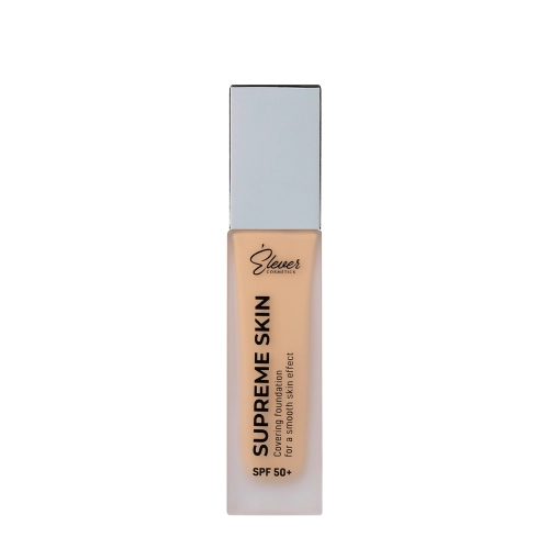 Elever Cosmetics - Supreme Skin SPF50+ - Könnyű Alapozó Fényvédővel - Sand - 30ml