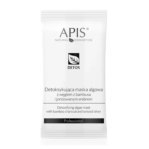 Apis - Detox - Detox - Méregtelenítő Algamaszk Bambusz Szénnel és Ionizált Ezüsttel - 20g