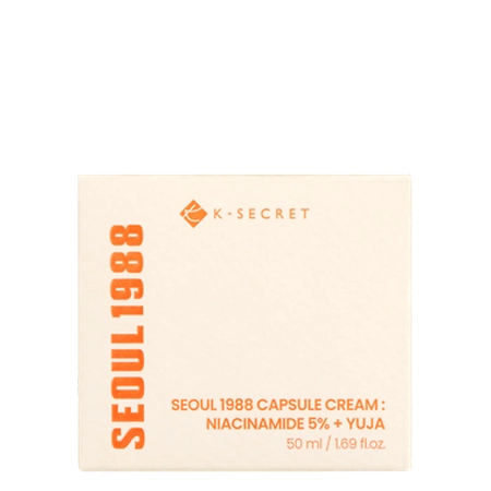 K-SECRET - SEOUL 1988 Capsule Cream: Niacinamide 5% + Yuja - Krém Kapszulákkal - 50ml