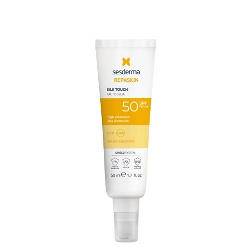 sesderma - Repaskin Silk Touch Color SPF50 - Bőrkiegyenlítő UV-szűrős Krém - 50ml