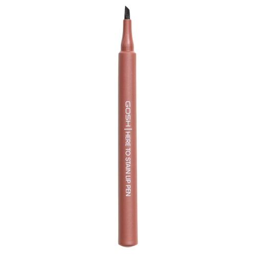 GOSH - Here To Stain Lip Pen - Hosszantartó Filces Szájkontúrceruza - 006 Coffee Stain - 1ml
