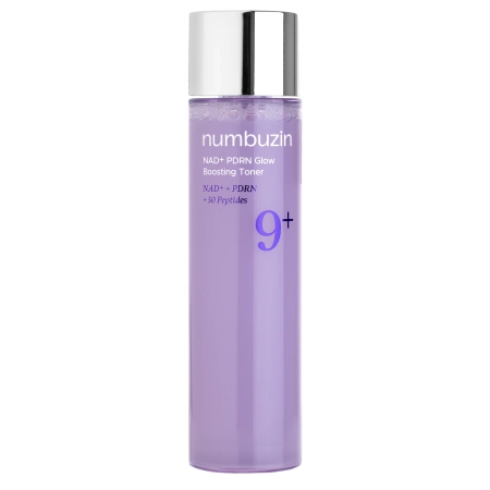 Numbuzin - No.9 NAD PDRN Glow Boosting Toner - Ragyogást Visszaállító Tonik NAD+ Koenzimmel és PDRN-nel - 150ml