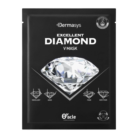 Dr.Oracle - DERMASYS Diamond V Mask - Liftinging Maszk Arcra és Állra Gyémántporral - 1db/35g