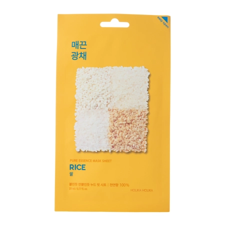 Holika Holika - Pure Essence Mask Sheet - Rice - Fátyolmaszk Rizskivonattal - 23ml