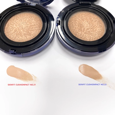 CUSKIN - Clean Up Skinfit Cushion Pact SPF50/PA++++ - Alapozó Párna - No. 21 - 15g+15g