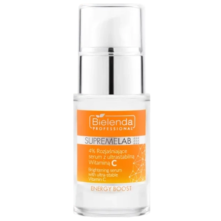 Bielenda Professional - Supremelab - Energy Boost - 4%-os Világosító Szérum Ultra-stabil C-vitaminnal - 15ml
