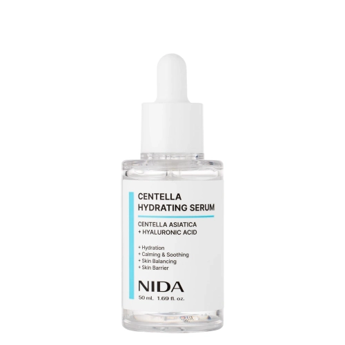 NIDA - Centella Hydrating Serum - Hidratáló és Bőrnyugtató Arcszérum - 50ml