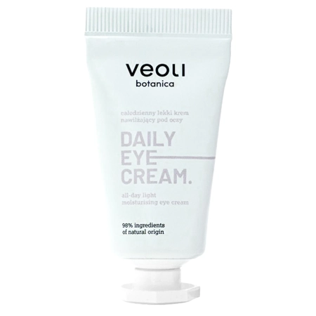 Veoli Botanica - Daily Eye Cream - Nappali Könnyű Szemkörnyékápoló Krém - 15ml