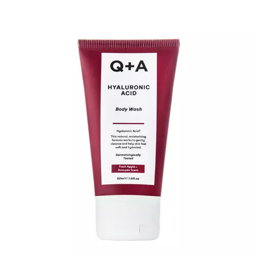 Q+A - Hyaluronic Acid Body Wash - Hidratáló Testtisztító Gél Hialuronsavval - 50ml