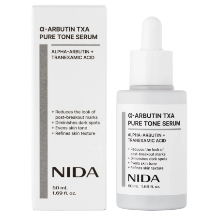 NIDA - α-Arbutin TXA Pure Tone Serum - Világosító Arcszérum - 50ml
