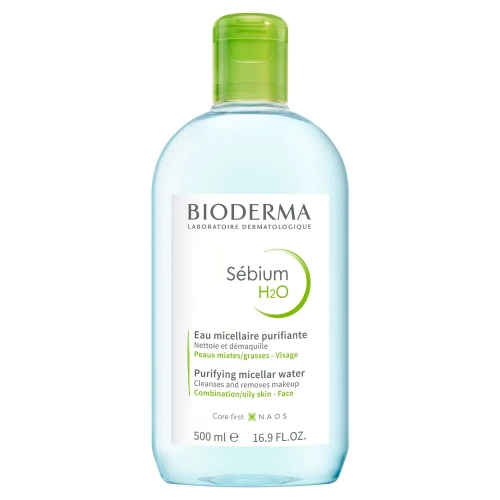 Bioderma - Sebium H2O - Antibakteriális Micellás Folyadék Pattanásos Bőrre - 500ml