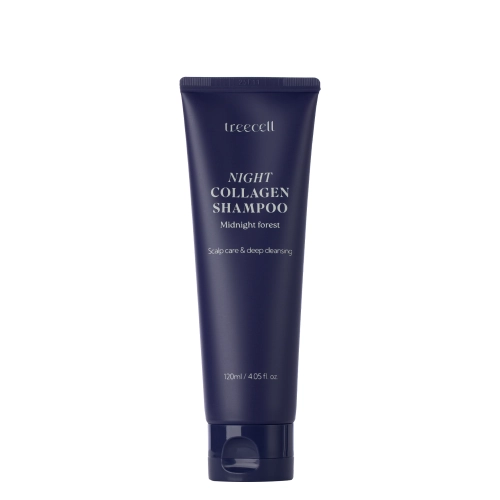 Treecell - Night Collagen Shampoo Midnight Forest - Erősítő Kollagén Sampon - 120ml