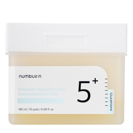 Numbuzin - No.5 Vitamin - Niacinamide Concentrated Pad - Arckorongok Niacinamiddal - 180ml/70db.