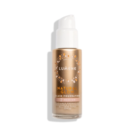 Lumene - Natural Glow Fluid Foundation SPF20 - Ragyogtató Alapozó - 2 Medium - 30ml